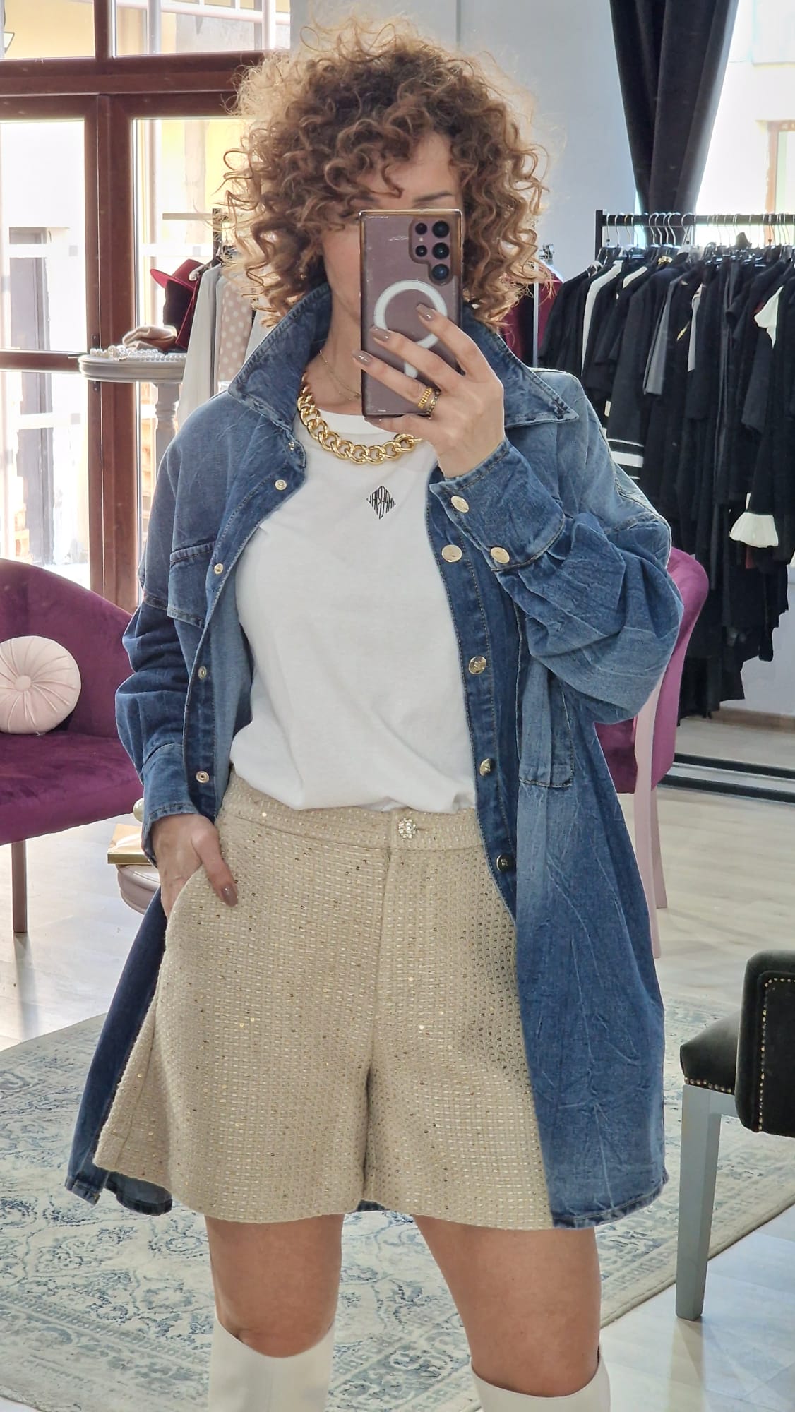 Camasa dama din denim