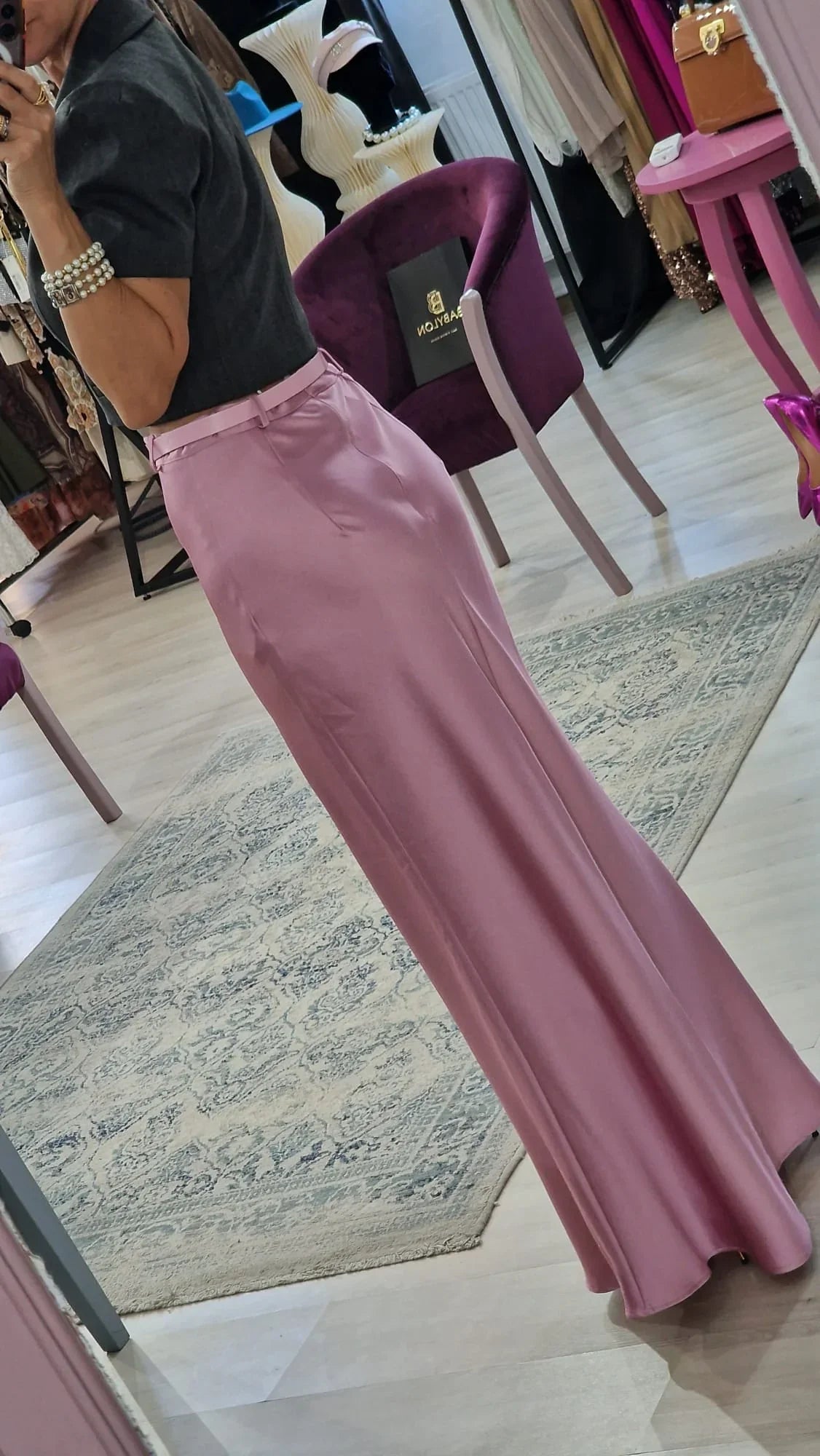 Fusta dama eleganta maxi