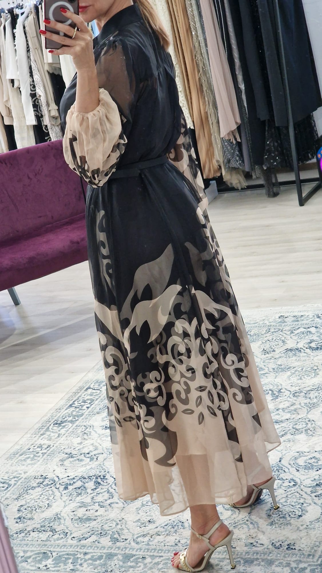 Rochie dama imprimeu deosebit - Boutique For You