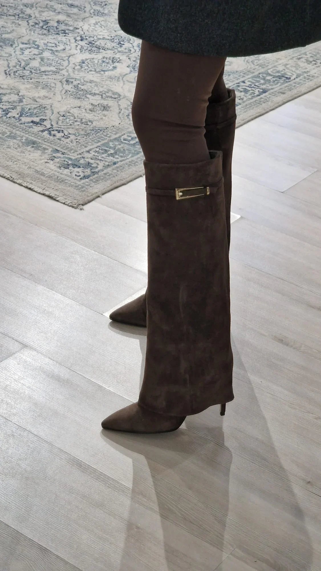 Cizme dama din piele intoarsa