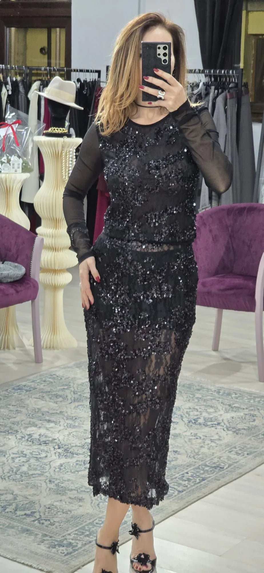 Bluza dama cu paiete - Boutique For You