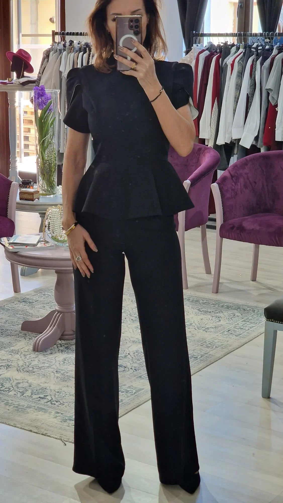 Compleu dama negru - Boutique For You