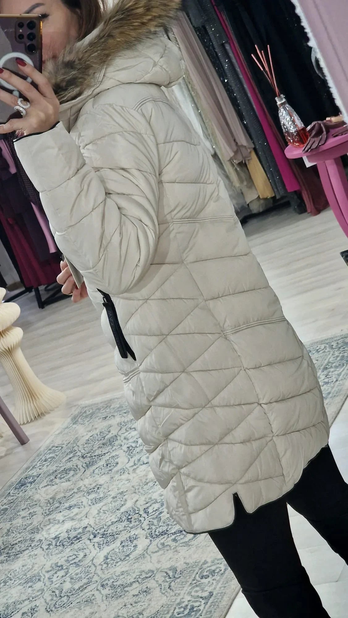 Geaca dama lungă - Boutique For You