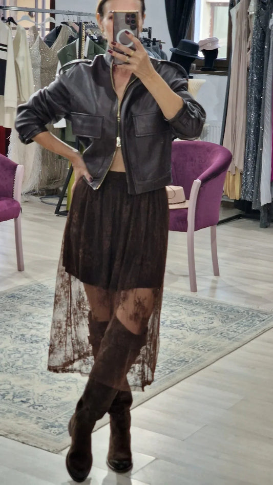 Geaca din piele - Boutique For You