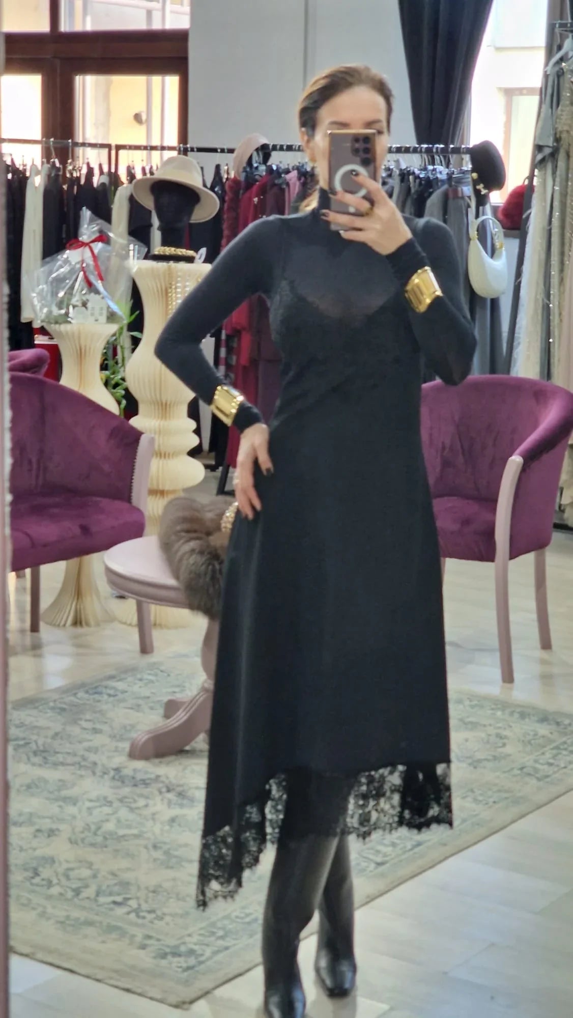 Rochie dama asimetrica - Boutique For You