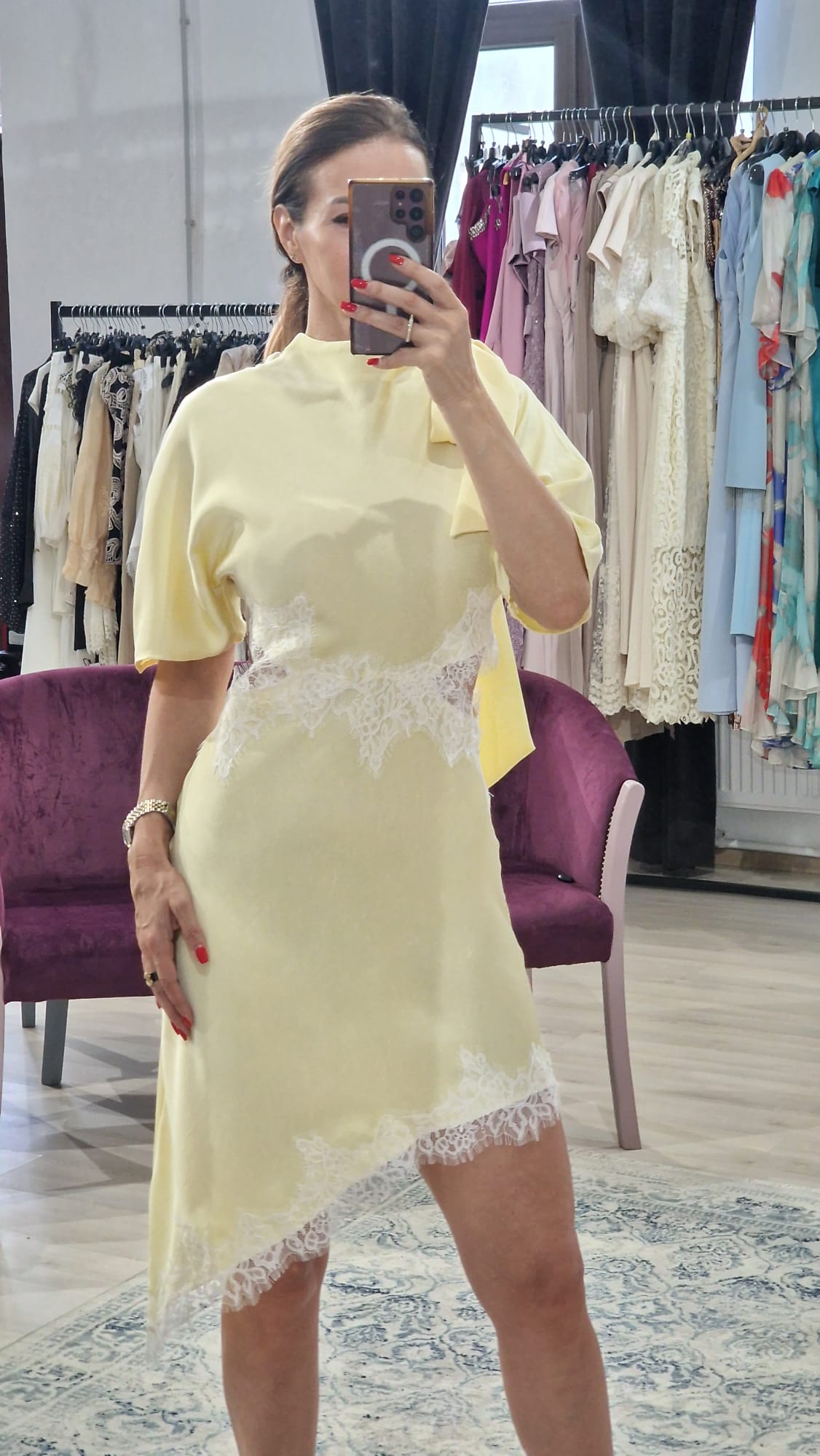 Rochie dama asimetrica - Boutique For You