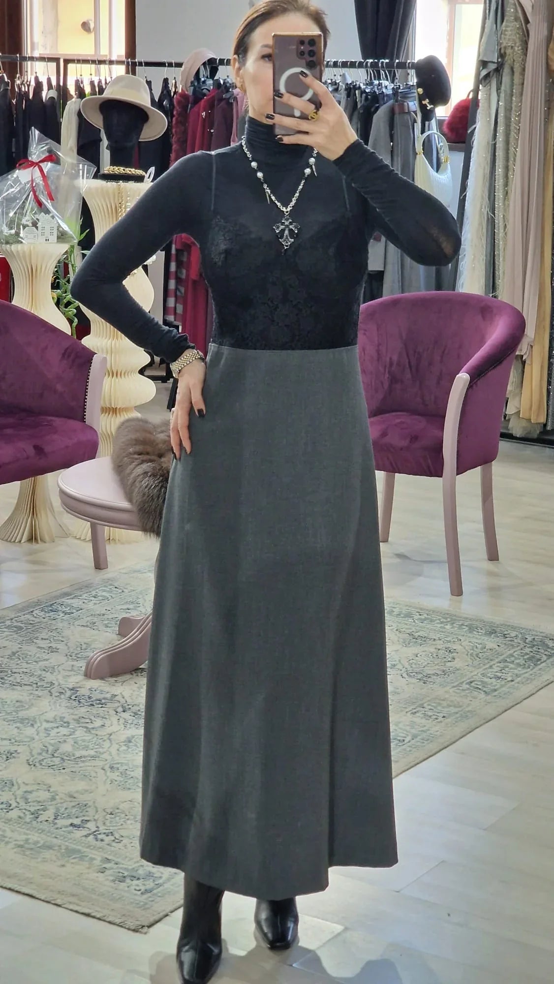 Rochie dama bustiera dantela - Boutique For You