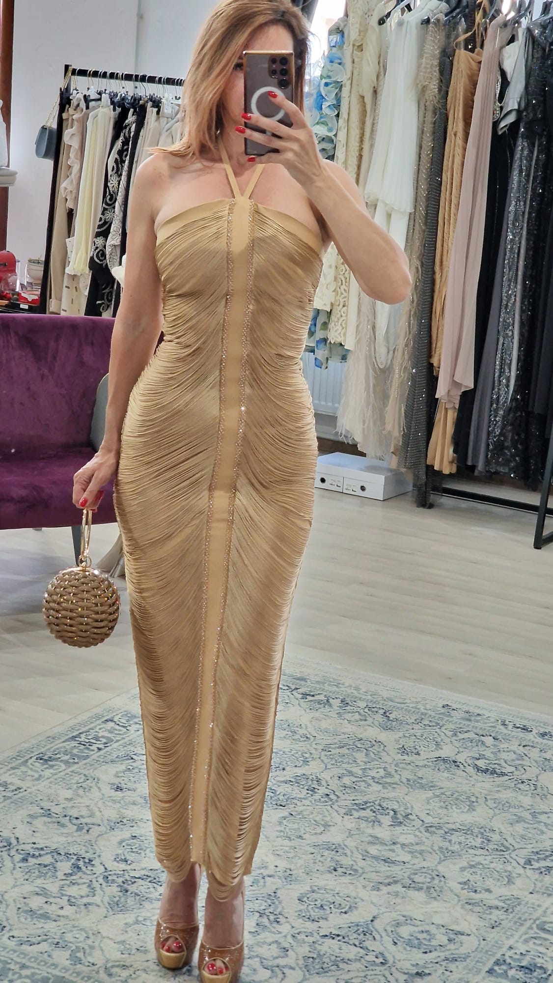 Rochie dama cu franjuri - Boutique For You
