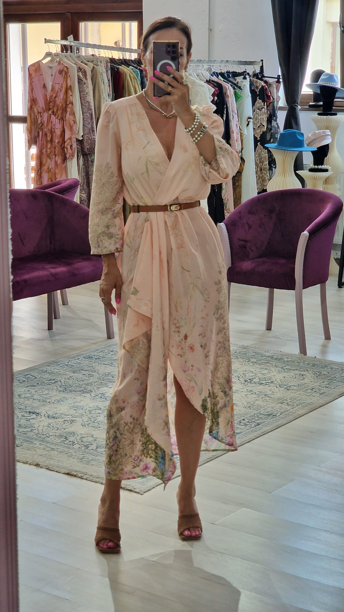 Rochie dama cu imprimeu floral - Boutique For You