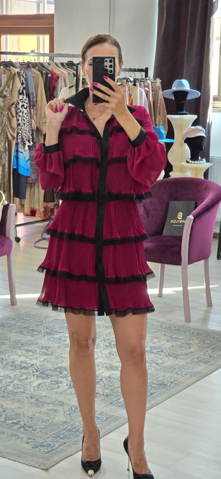 Rochie dama cu volane - Boutique For You