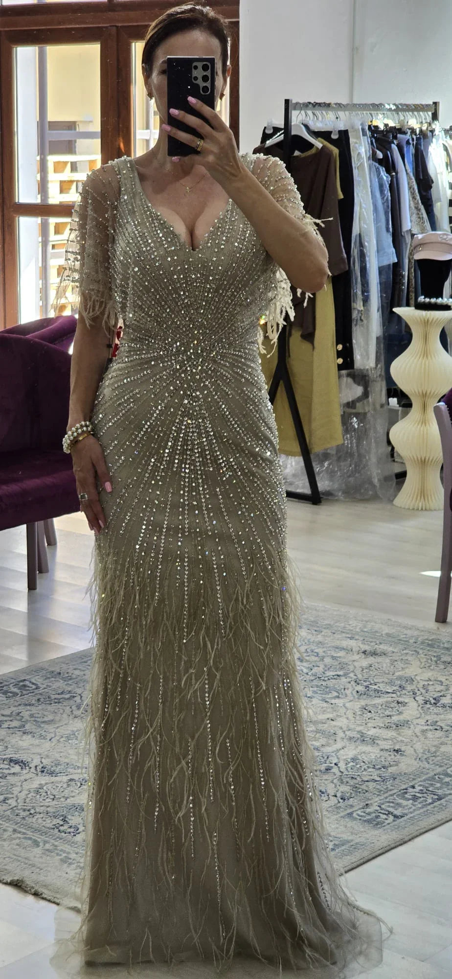 Rochie dama de ocazie lunga - Boutique For You