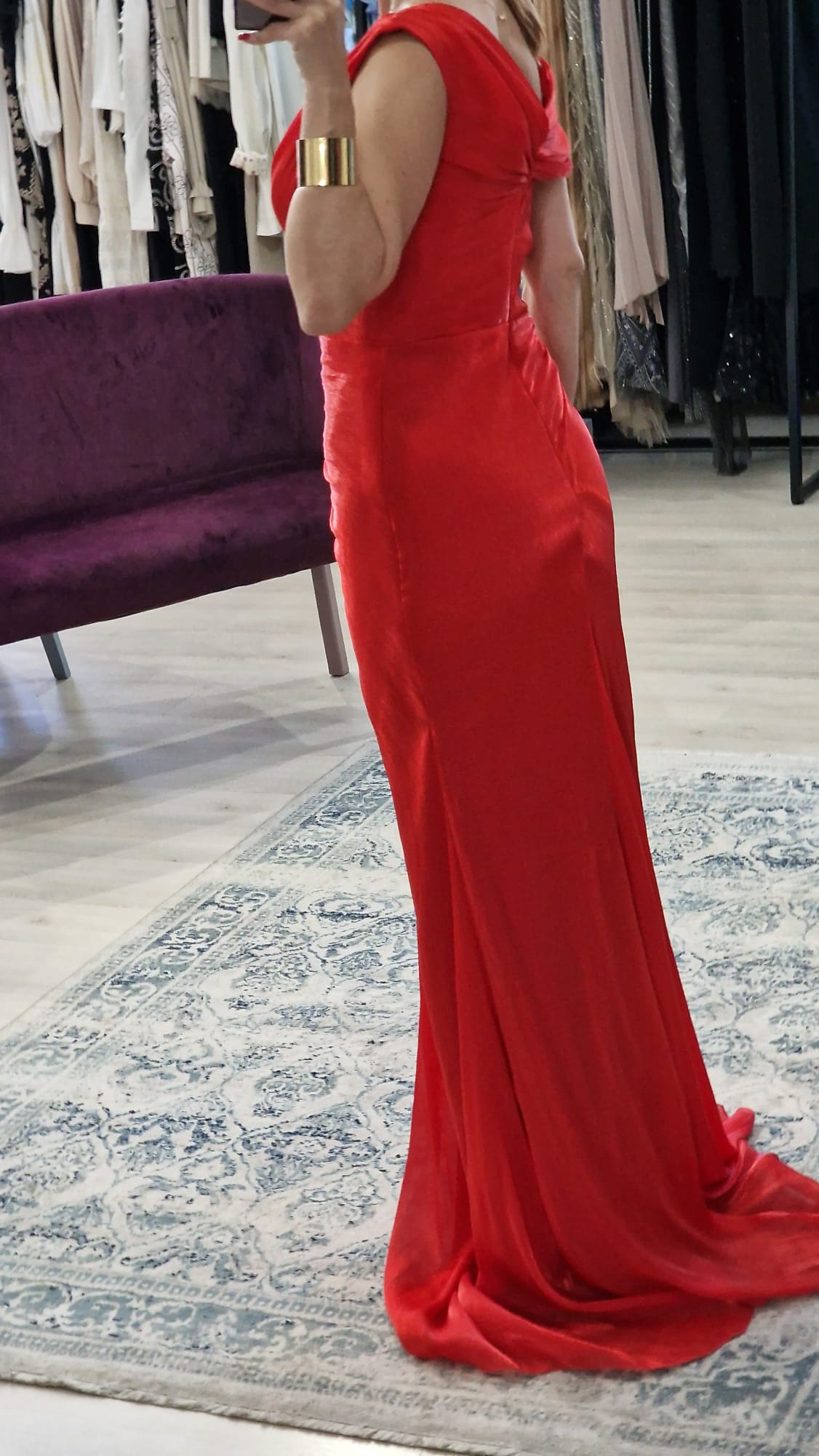 Rochie dama lunga cu trena - Boutique For You