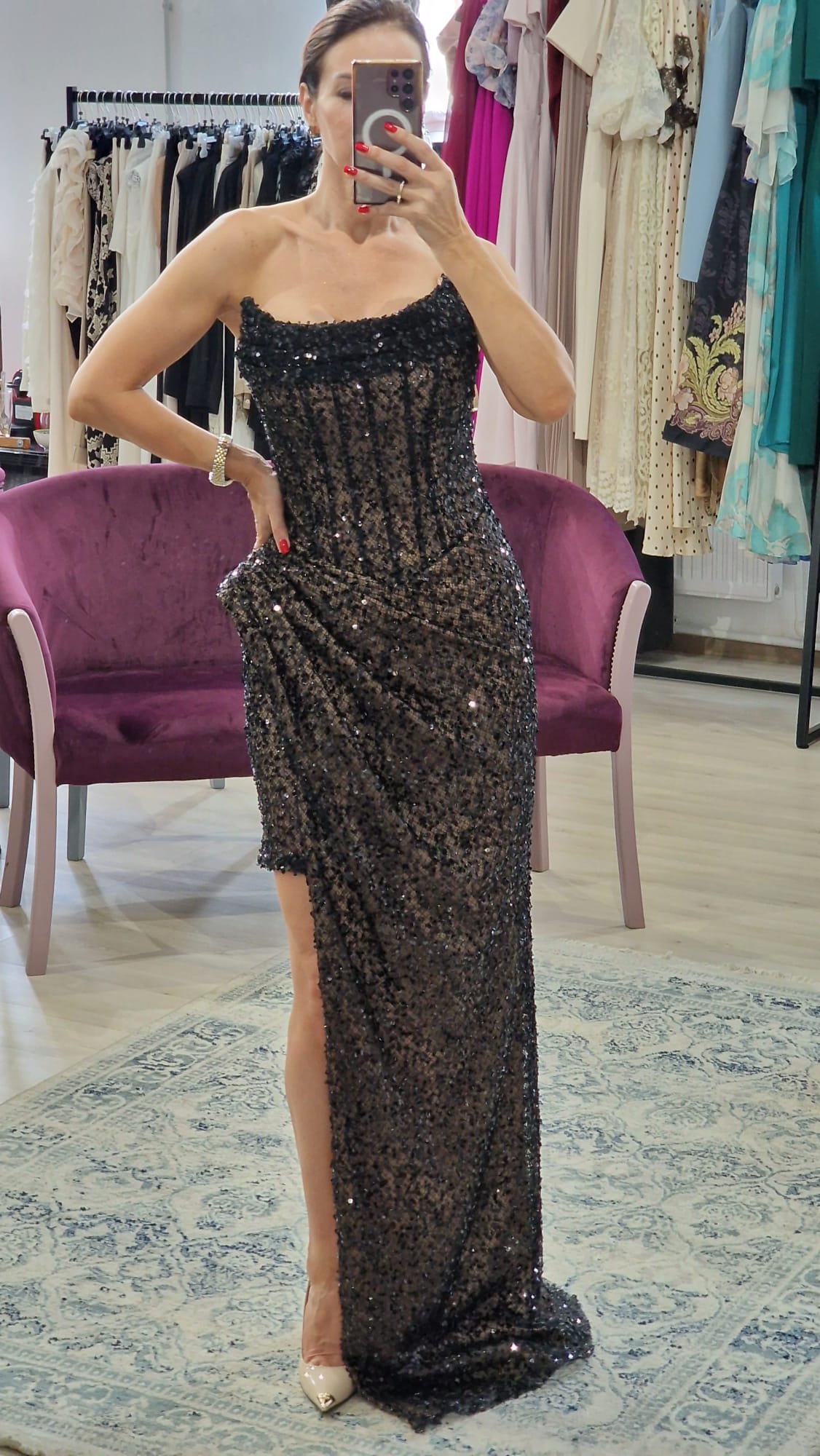 Rochie dama lunga de ocazie - Boutique For You