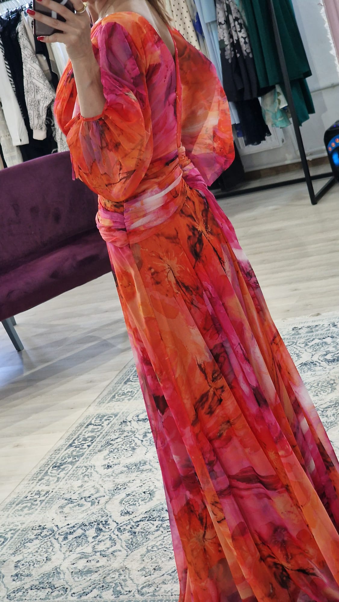 Rochie dama lunga din voal - Boutique For You
