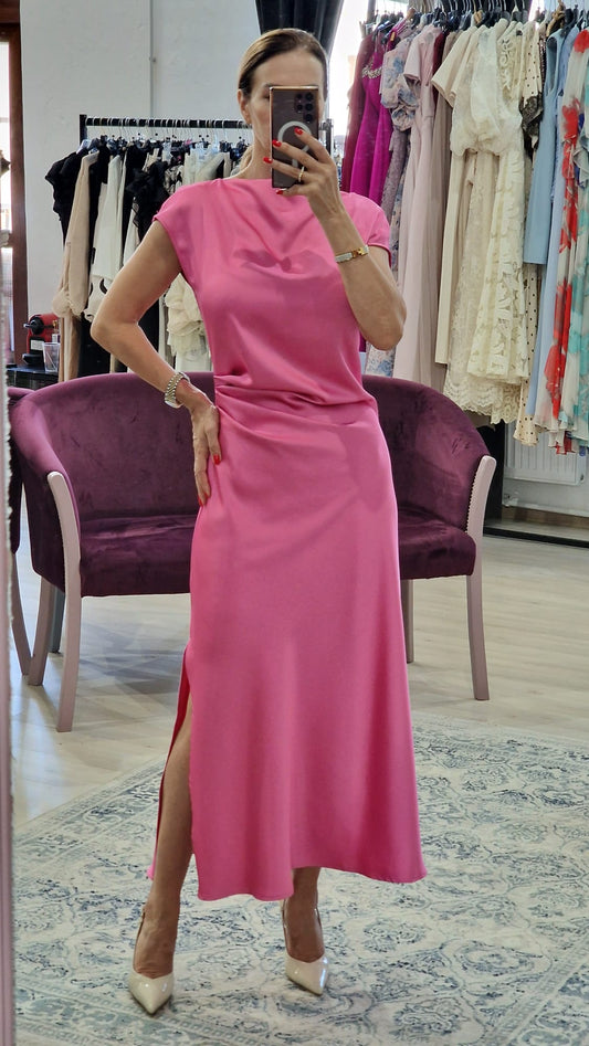 Rochie dama satin Imperial - Boutique For You