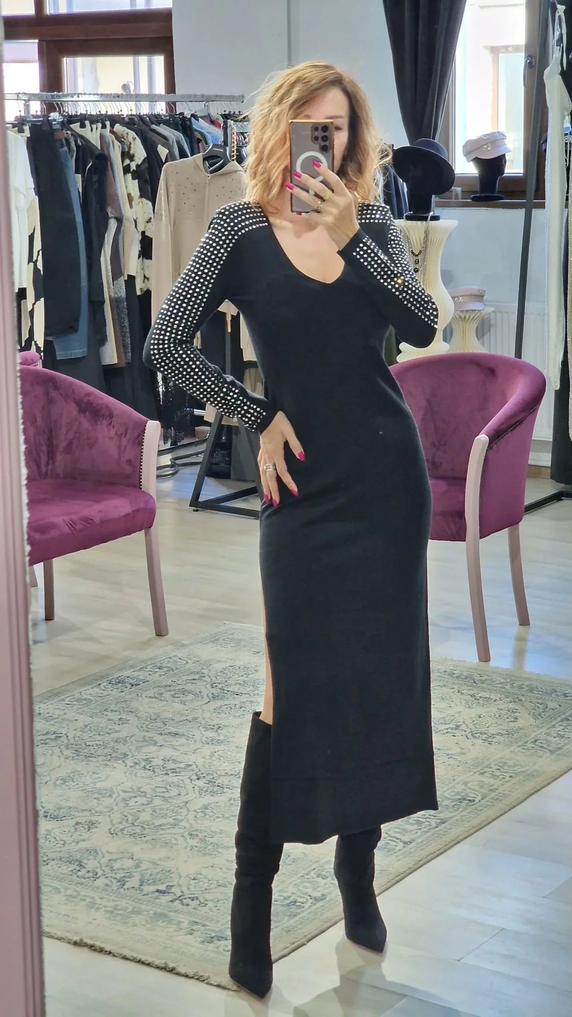 Rochie dama tricot - Boutique For You