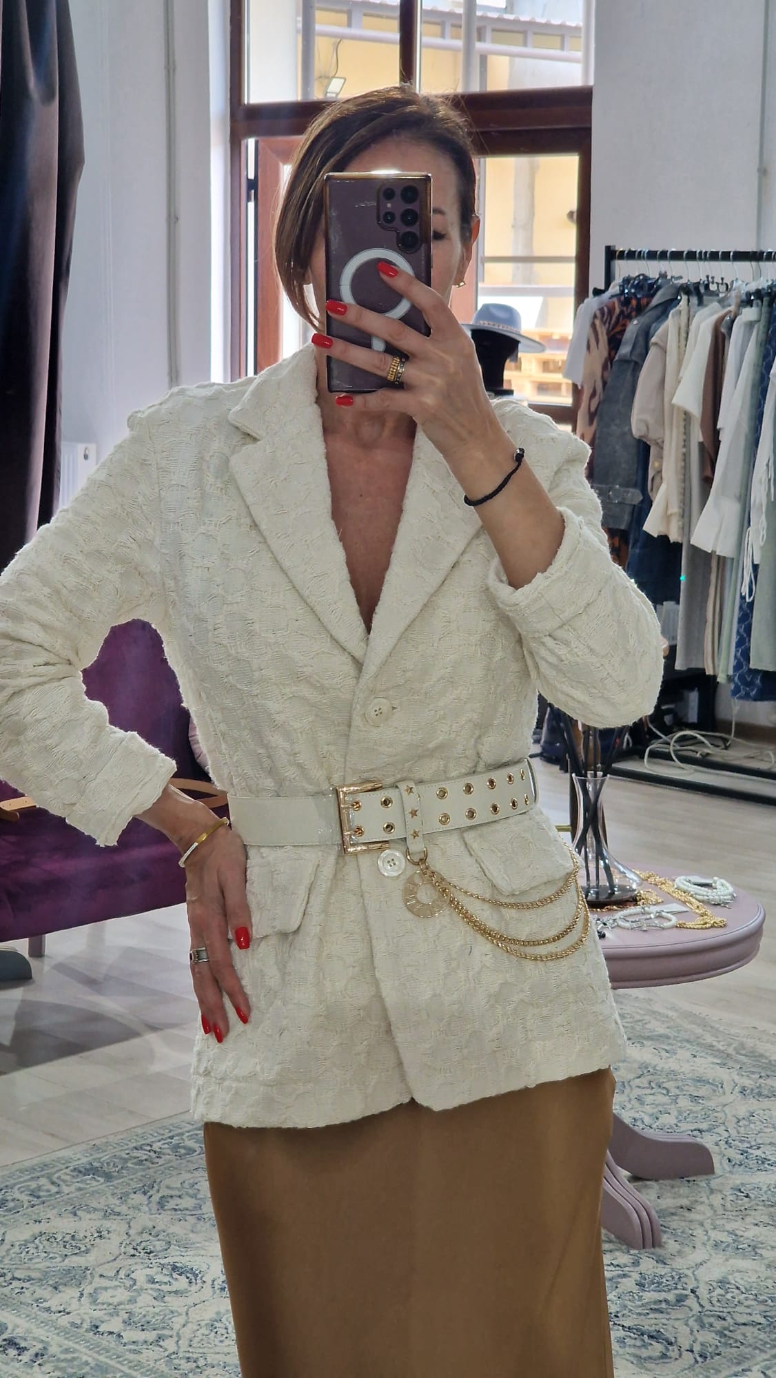 Sacou dama cambrat - Boutique For You