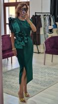 Rochie dama de ocazie midi verde
