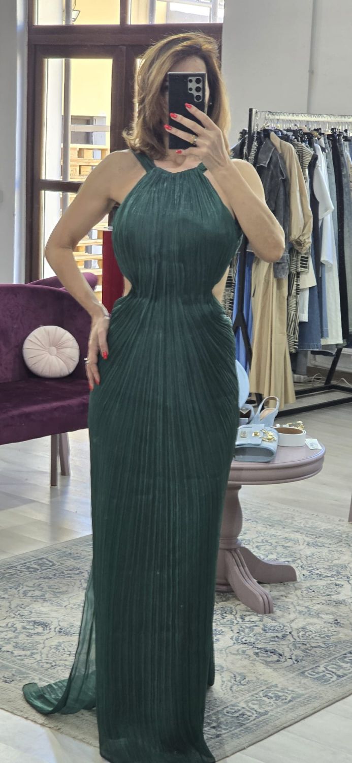 Rochie dama verde smarald